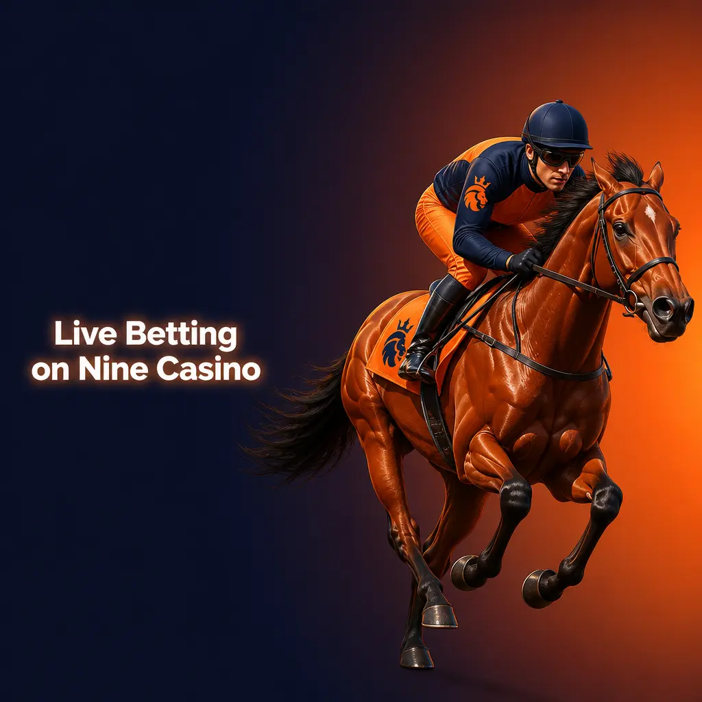 Live betting interface on Nine Casino
