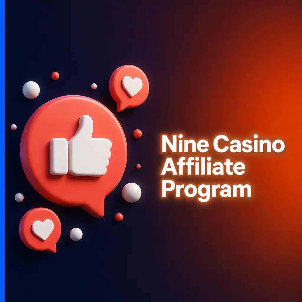 Nine Casino affiliate dashboard and marketing materials