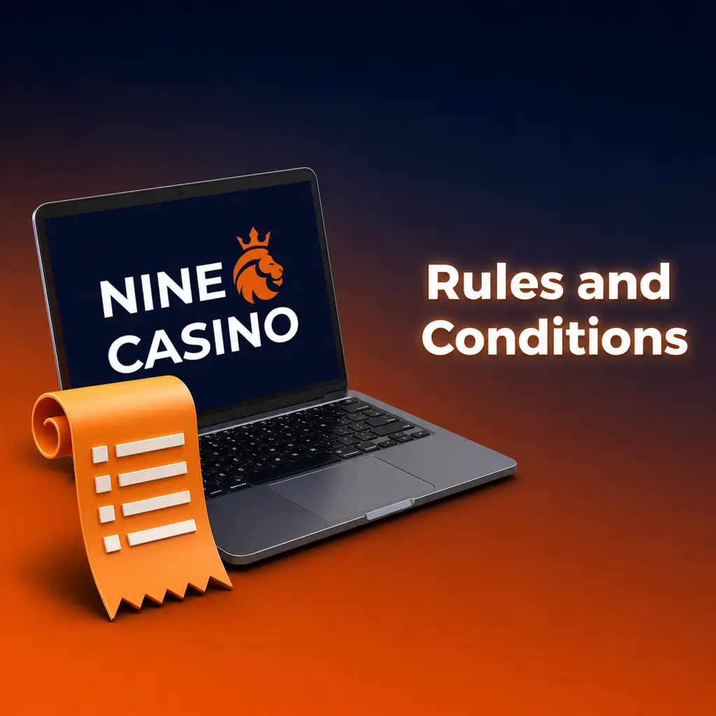 Nine Casino account rules and conditions